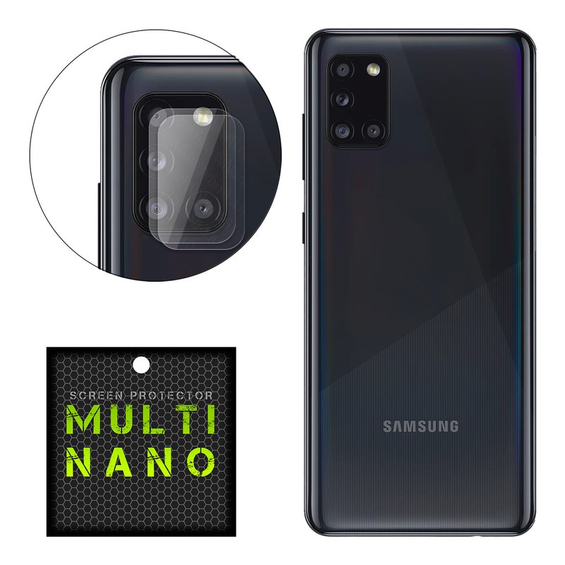 محافظ لنز دوربین مولتی نانو مدل Pro مناسب برای گوشی موبایل سامسونگ Galaxy A31 بسته دو عددی