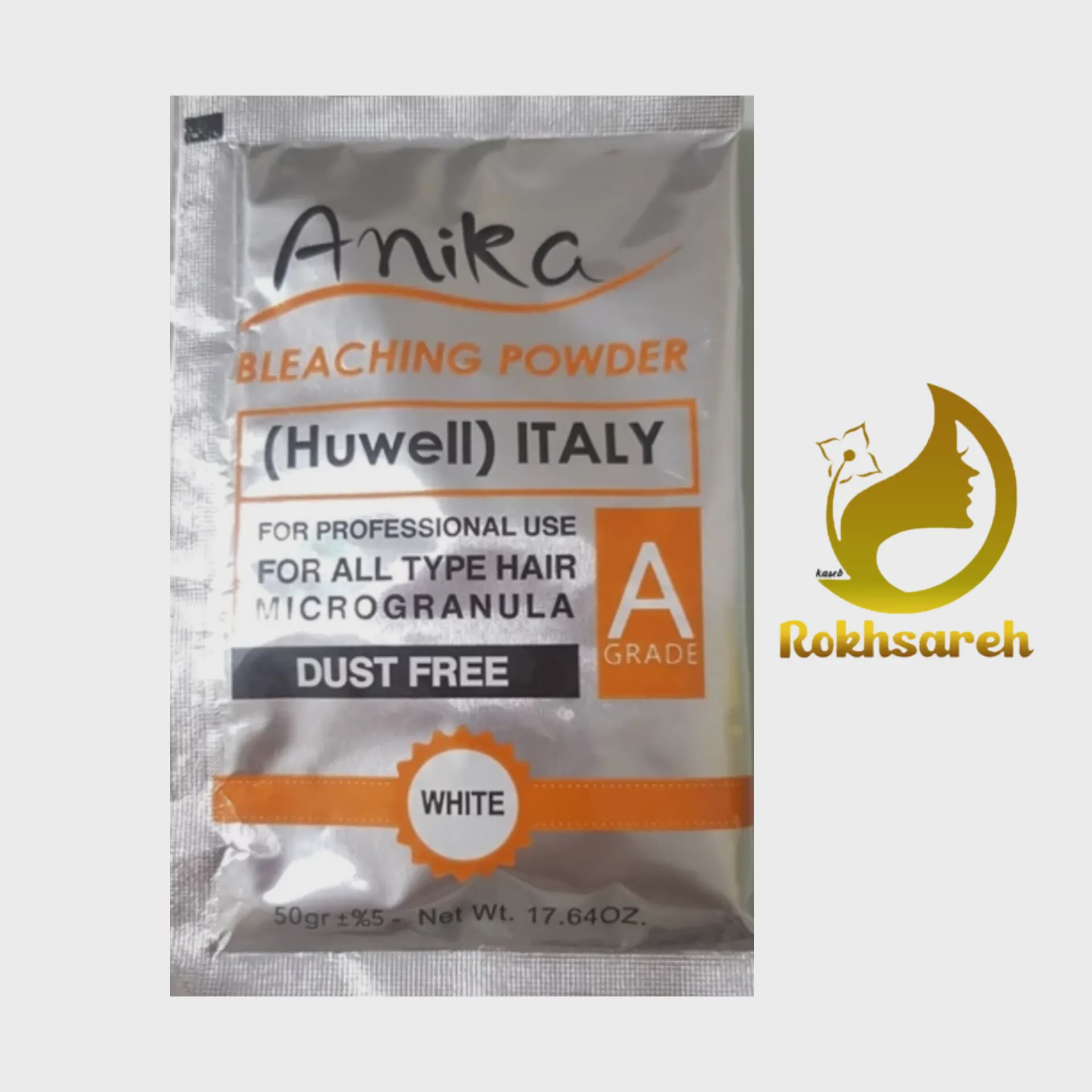 پودر دکلره سفید آنیکا 50 گرمی HUWELL ایتالیا