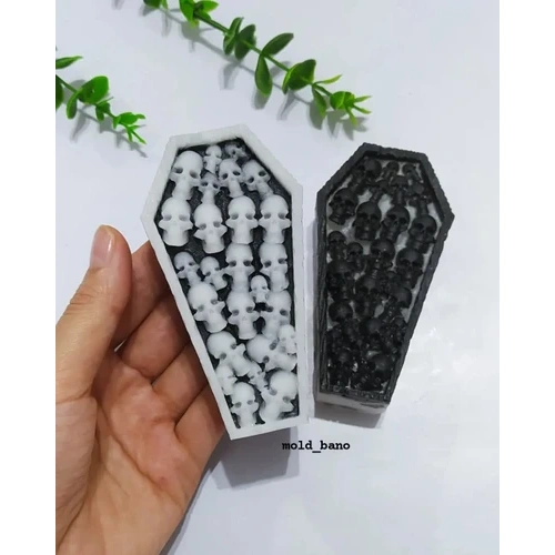 قالب سیلیکونی تابوت جمجمه