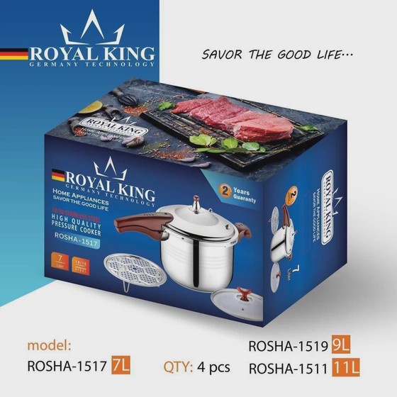 زودپز 5.5 لیتری رویال کینگ ROSHA-1515