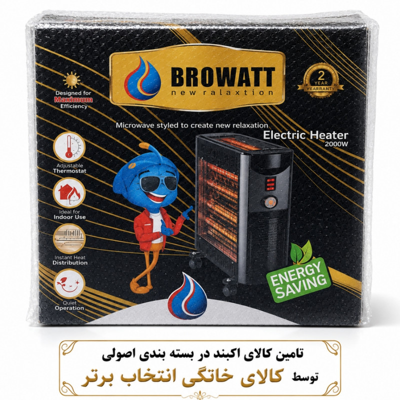 بخاری برقی بروات مدل BR2600 کالای دیجیتال