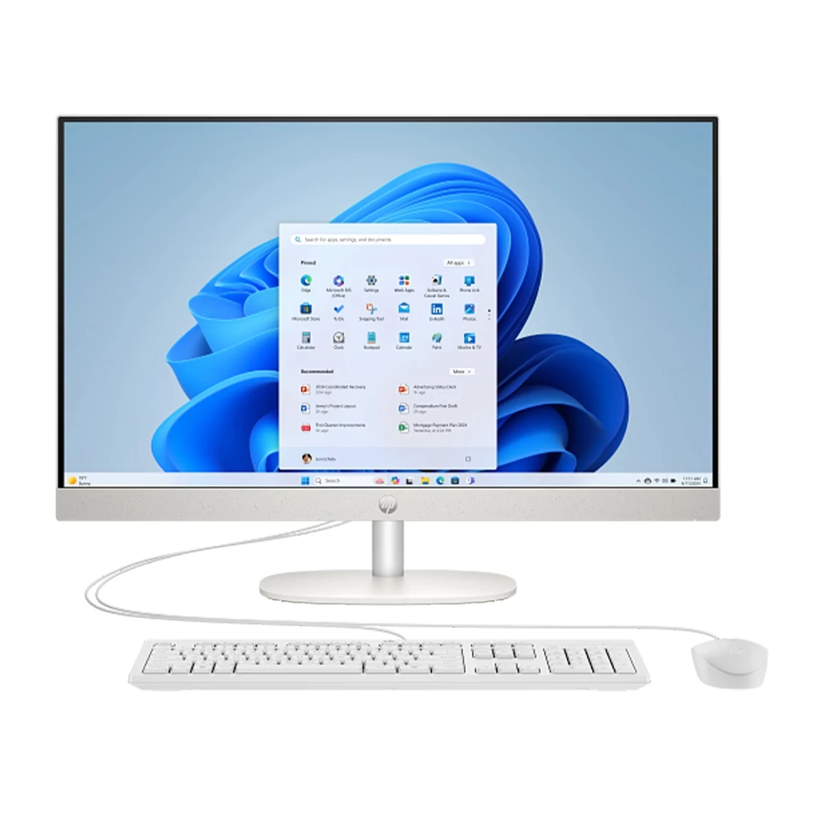 کامپیوتر All in One اچ پی 23.8 اینچی مدل cr1072nh Ultra 7 155U 16GB 512GB