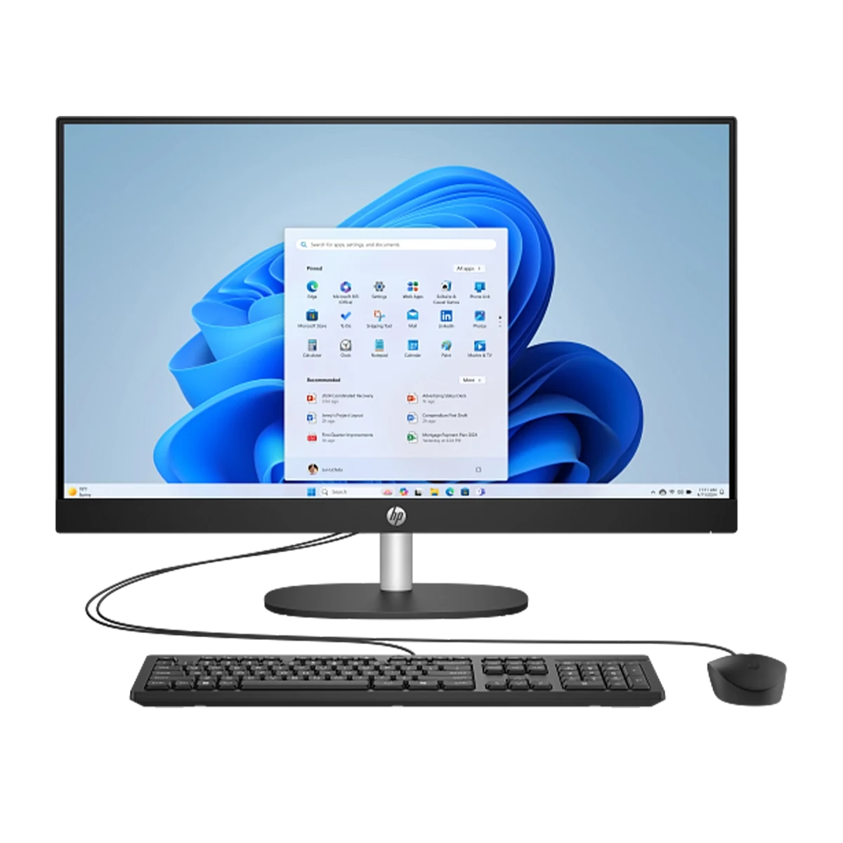 کامپیوتر All in One اچ پی 23.8 اینچی مدل cr1087nh Ultra 5 125U 16GB 512GB