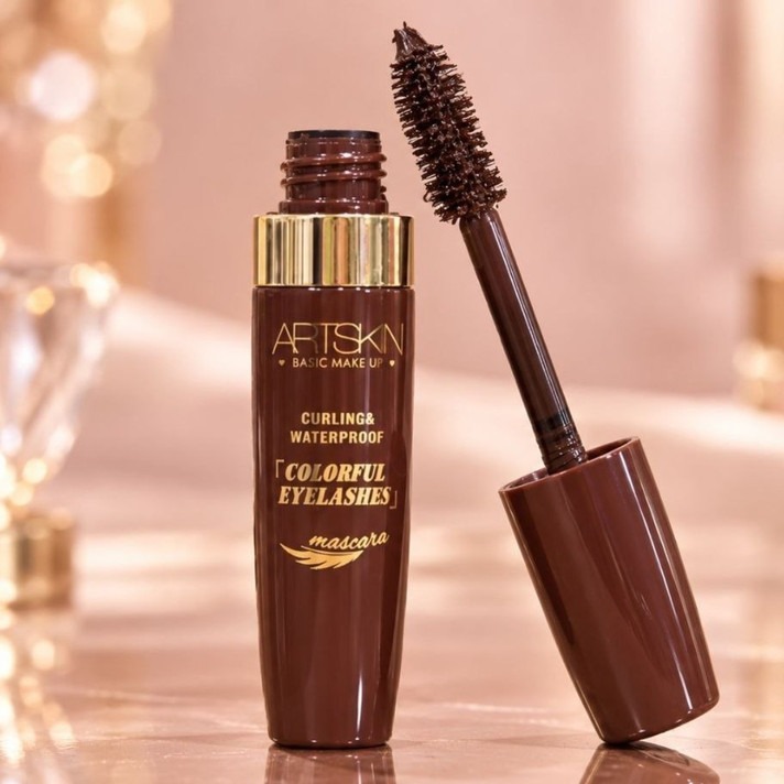 ریمل قهوهای مدل Colorful Eyelashes ضد آب و حالتدهنده