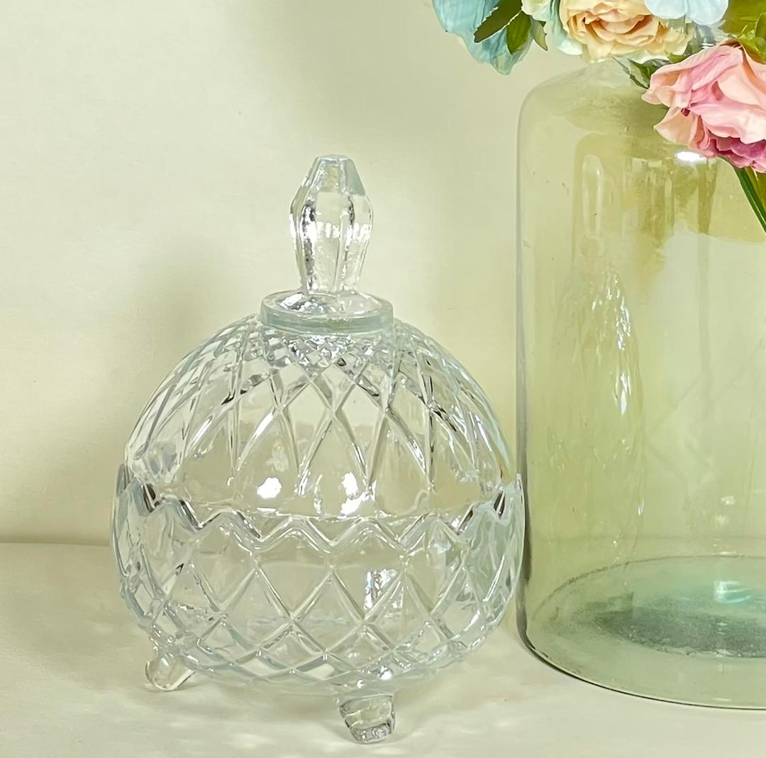 قندان سه پایه میشل کادویی 7343 سفید لوکس کاوه (12) بسته 12 تایی -ارسال رایگان ارسال شکستنی و شیشه جات فقط با باربری با ب