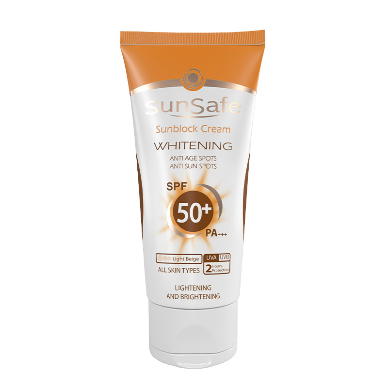 کرم ضد آفتاب روشن کننده +SPF50 سان سیف