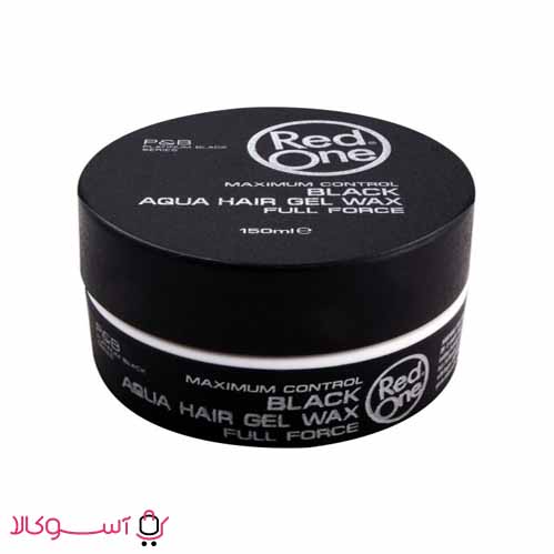 واکس مو رد وان مدل black aqua hair gel wax حجم 150 میل آسوکالا