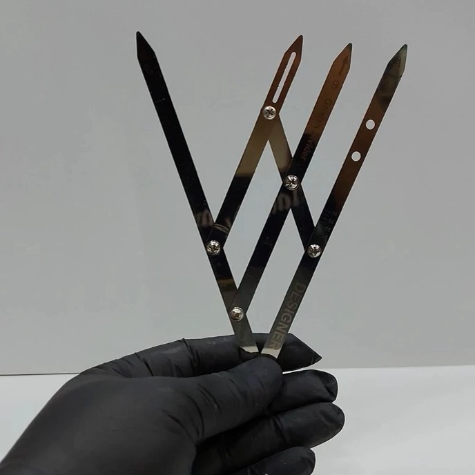 دیوایدر تتو جهت قرینه سازی ابرو PHIBROWS دیوایدر تاتو دیبایدر تتو دی بایدر تاتو فیبروز دیبایدر
