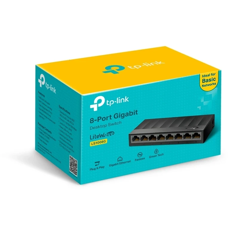 سوییچ 8 پورت تی پی-لینک مدل LS1008G