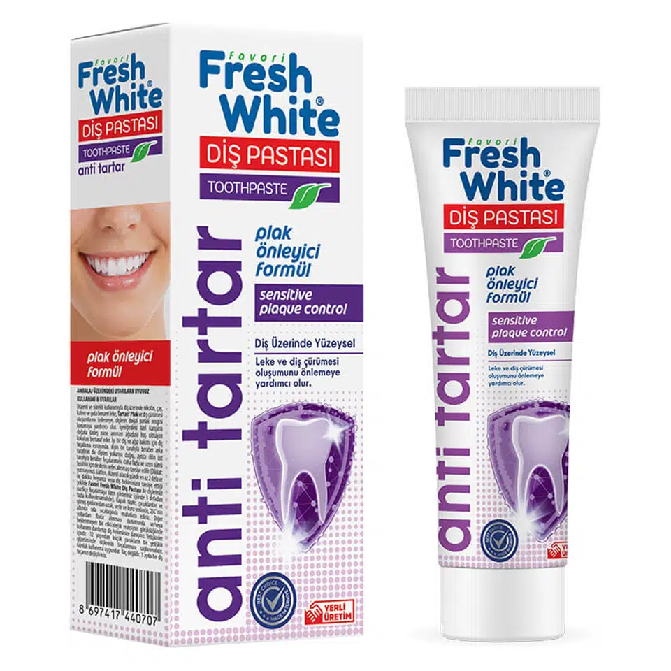 خمیر دندان ضد پوسیدگی فرش وایت Fresh White TOOTHPASTE anti tartar