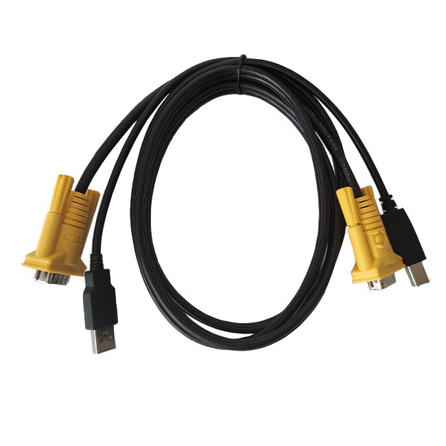 کابل KVM USB دی-نت مدل 062 طول 1.5 متر