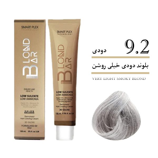 رنگ مو شماره 9.2 بلوندبار حجم 100 میلی لیتر