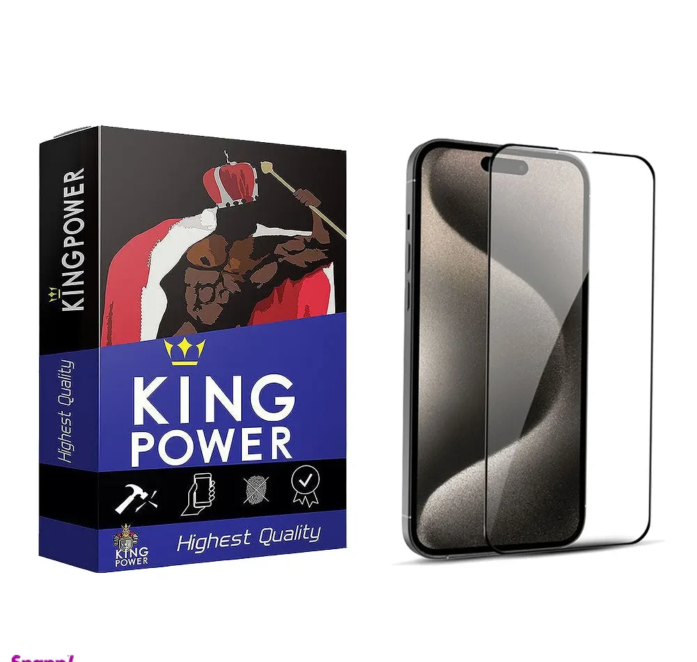 محافظ صفحه نمایش گوشی کینگ پاور مدل AntiStatic مناسب اپل iPhone 16 (کد:10)