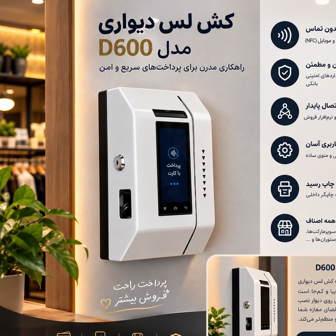دستگاه کشلس D600