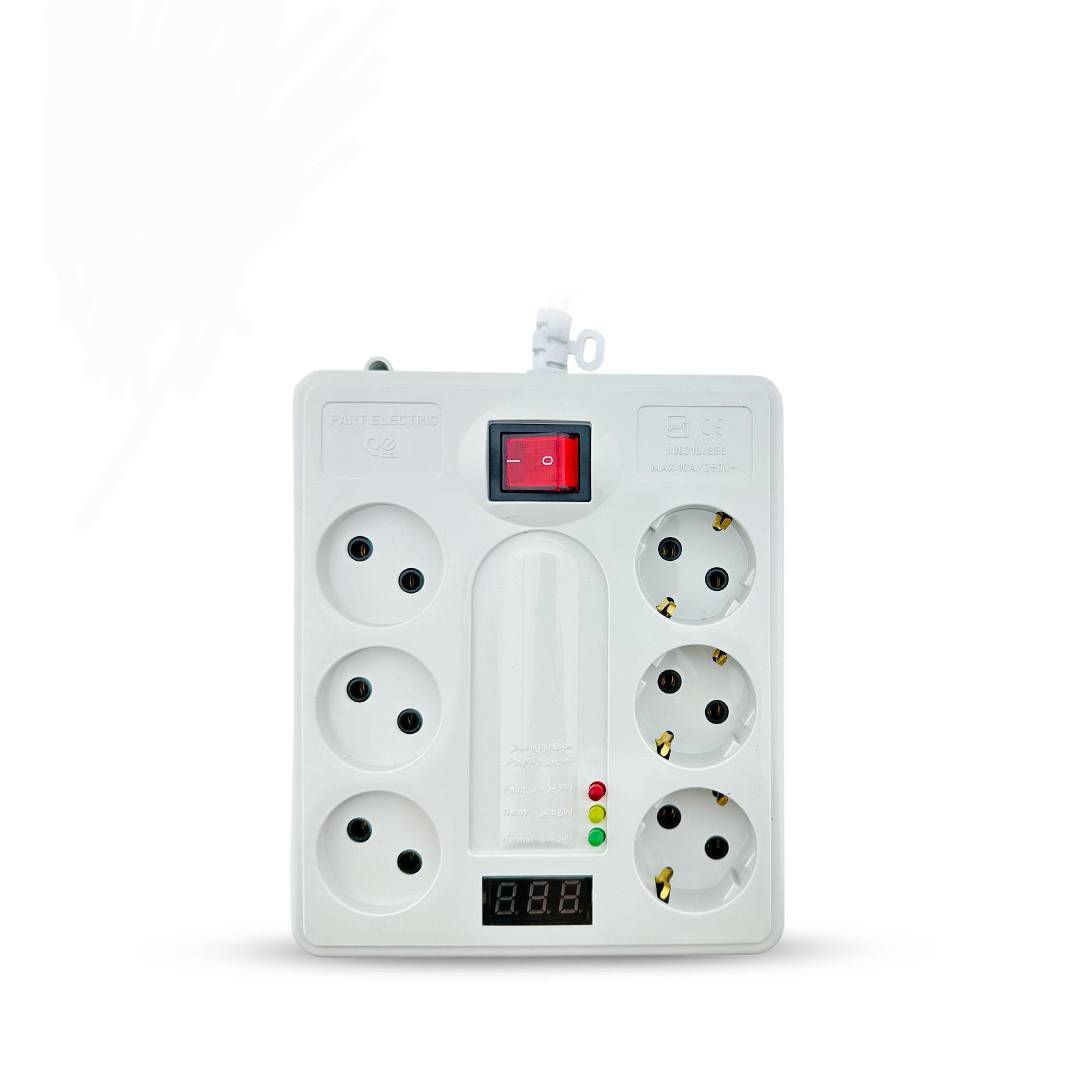 محافظ 6 خانه دیجیتال با کابل 1/8 متری کد2060
