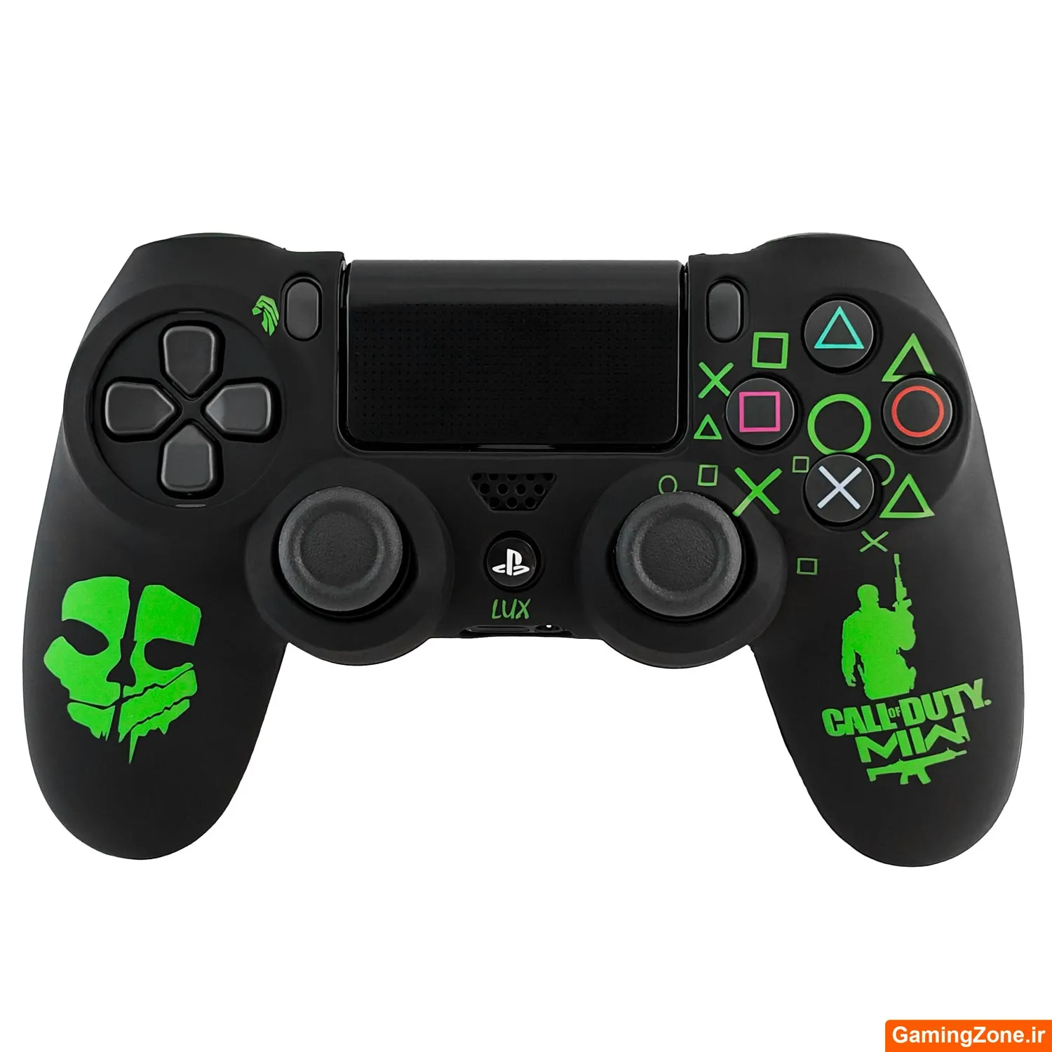 کاور دسته PS4 طرح Call of Duty MW مشکی و سبز