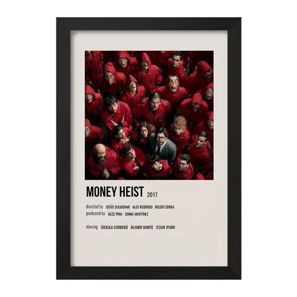 تابلو خانه کاغذی (Money Heist) مدل 1