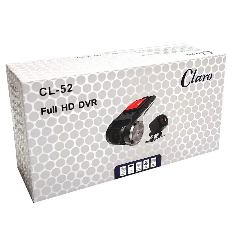 دوربین ثبت وقایع دو کاناله کلارو Claro CL-52 با کاربرد دندهعقب