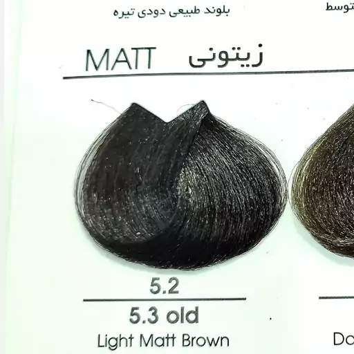 رنگ موی آرتین قهوه ای زیتونی روشن با اکسیدان