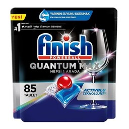 قرص ماشین ظرفشویی فینیش Finish مدل Quantom Max بسته 85 عددی