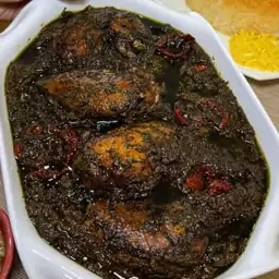 سبزی مرغ ترش کامل گیلان.رشت