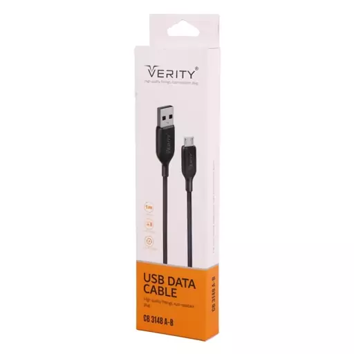 کابل شارژ میکرو فست شارژ وریتی مدل Verity CB-3148A با گارانتی