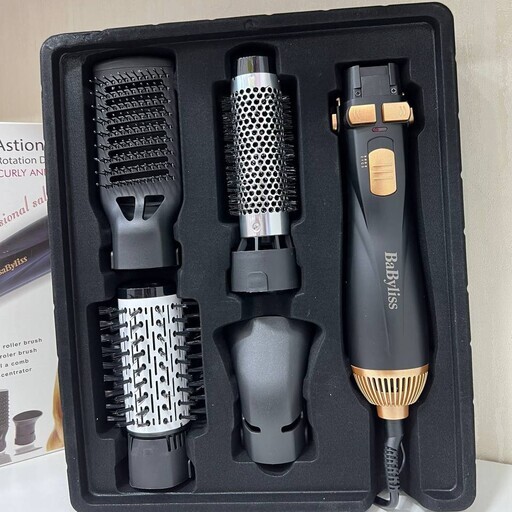 سشوار چرخشی ساخت فرانسه اصلی مارک بابلیس چهار کاره حرفه ای BaByliss AS966SDEجدید