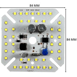 چیپ 80 وات چیپ dob اصلی برق مستقیم 220 ولت عمده مناسب تولید لامپ و تعمیر لامپ