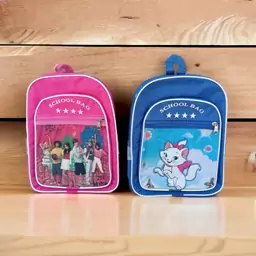 کیف مدرسه ای دو زیپ دخترانه SCHOOL BAG