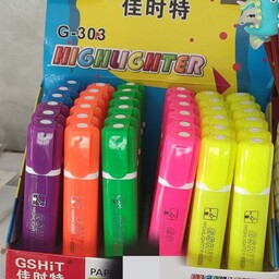 ماژیک هایلایتر Highlighter رنگهای مختلف مدلGSHiT