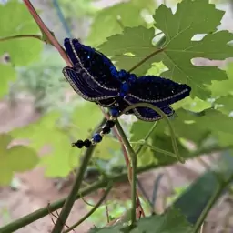 گلسینه جواهر دوزی طرح سنجاقک