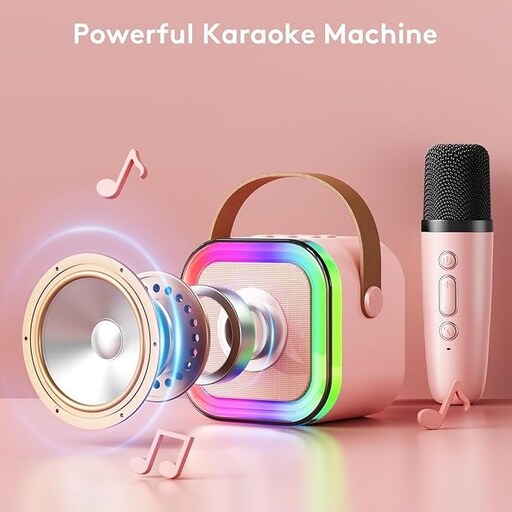 اسپیکر بلوتوثی و میکروفون دار مدل WIRELESS KARAOKE SPAKER K12