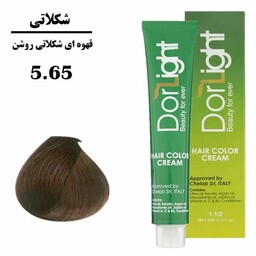 رنگ موی دورلایت قهوه ای شکلاتی روشن 5.65