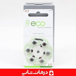 باتری سعک eco 312 بسته 60 عددی باتری سمعک اکو سایز 312 درمان شاپ فروشگاه اینترنتی تجهیزات پزشکی درمانی طبی بهداشتی403097