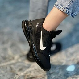 کتونی نایک لژدار دخترانه زنانه کفش ونس اسپورت اسپرت نایکی NIKE کپسولی لژ دار طبی مشکی سفید رانینگ ورزشی سبک راحتی صدوده