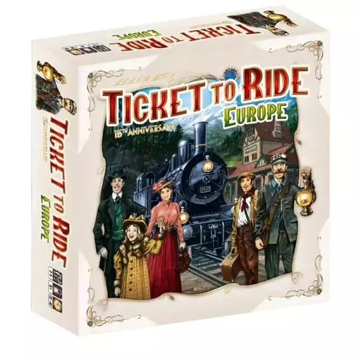 بازی Ticket to Ride Europeتیکت تو رایداروپا همراه افزونه برند میپل کینگ