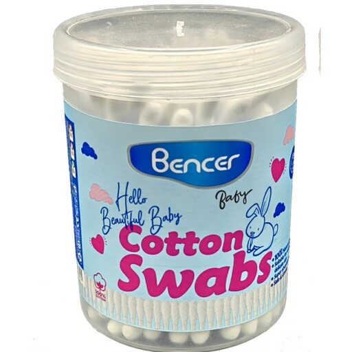 گوش پاک کن کودک بنسر مدل cotton swabs