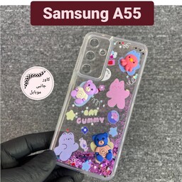 کاور موبایل کاور عروسکی آکواریومی سامسونگ Samsung A55 A 55 قاب گوشی a55 a 55 بک کاور آ55 آ 55 کاور گوشی ا55 ا 55   