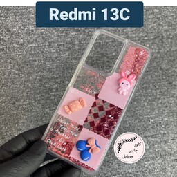 کاور موبایل کاور عروسکی آکواریومی شیائومی Redmi13C  قاب گوشی Redmi 13C Redmi 13c کاور گوشی redmi 13c بک کاور ردمی 13 سی 