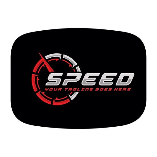 استیکر درب باک-طرح speed-مخصوص تیبا صندوق دار -کد1002-سفارشی