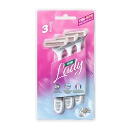 تیغ اصلاح دربی Lady Platinum بسته 3 عددی