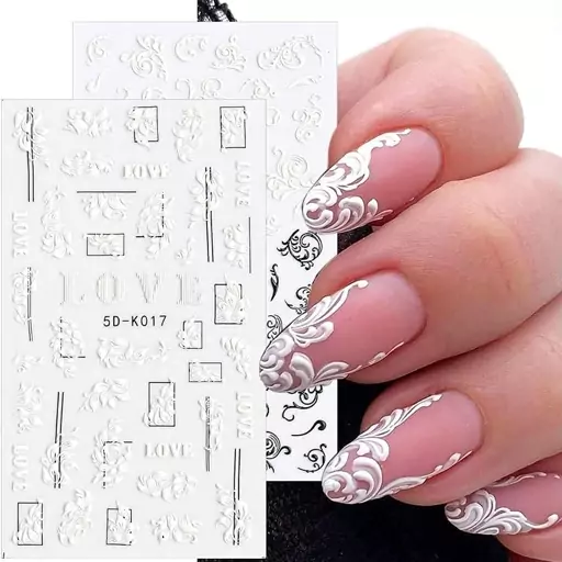 برچسب استیکر 5 بعدی ناخن 5D Nail Art Sticker طرح 2