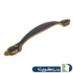 دستگیره کابینت کلاسیک302 سایز 160 رنگ طلایی ترکیبی کاپران