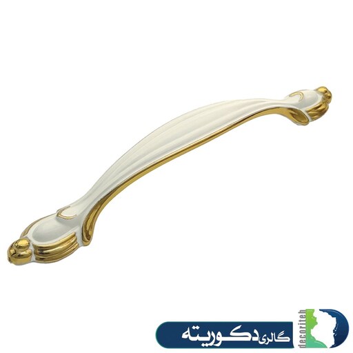 دستگیره کابینت کلاسیک302 سایز 160 رنگ طلایی ترکیبی کاپران