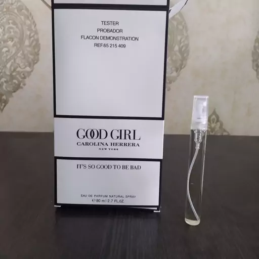 دکانت 10 میل عطر گود گرل کارولینا هررا گرفته شده از شیشه تستر عطر های کوالیتی خالص و بدون افزودنی، عطر جیبی