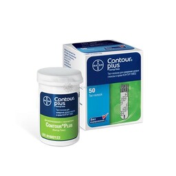 نوار تست قند خون Contour plus بسته 50 عددی 