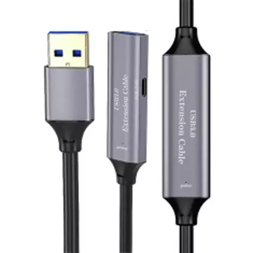 کابل افزایش طول (اکتیو) USB 3.0 کی نت مدل KNET K-CUE30150 طول 15 متر