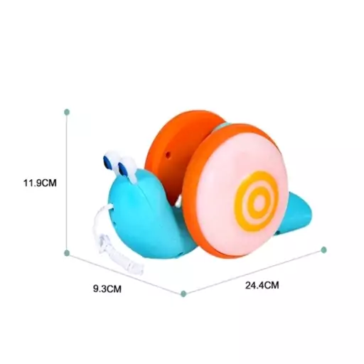 لوازم سیسمونی نوزاد و اسباب بازی کودک حلزون کشی نخ دار