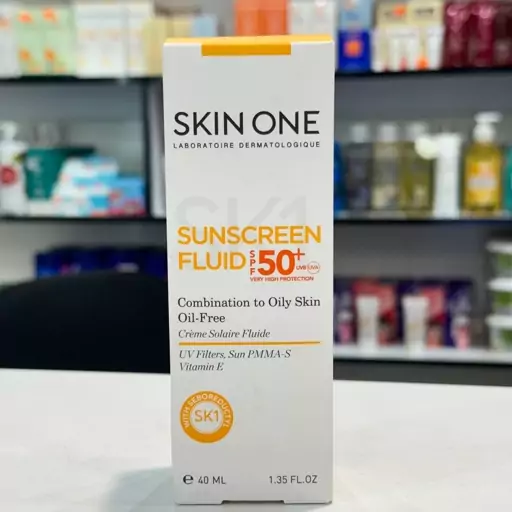 فلوئید ضد آفتاب بدون رنگ اسکین وان SPF50