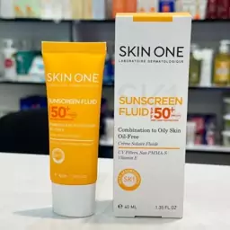 فلوئید ضد آفتاب بدون رنگ اسکین وان SPF50